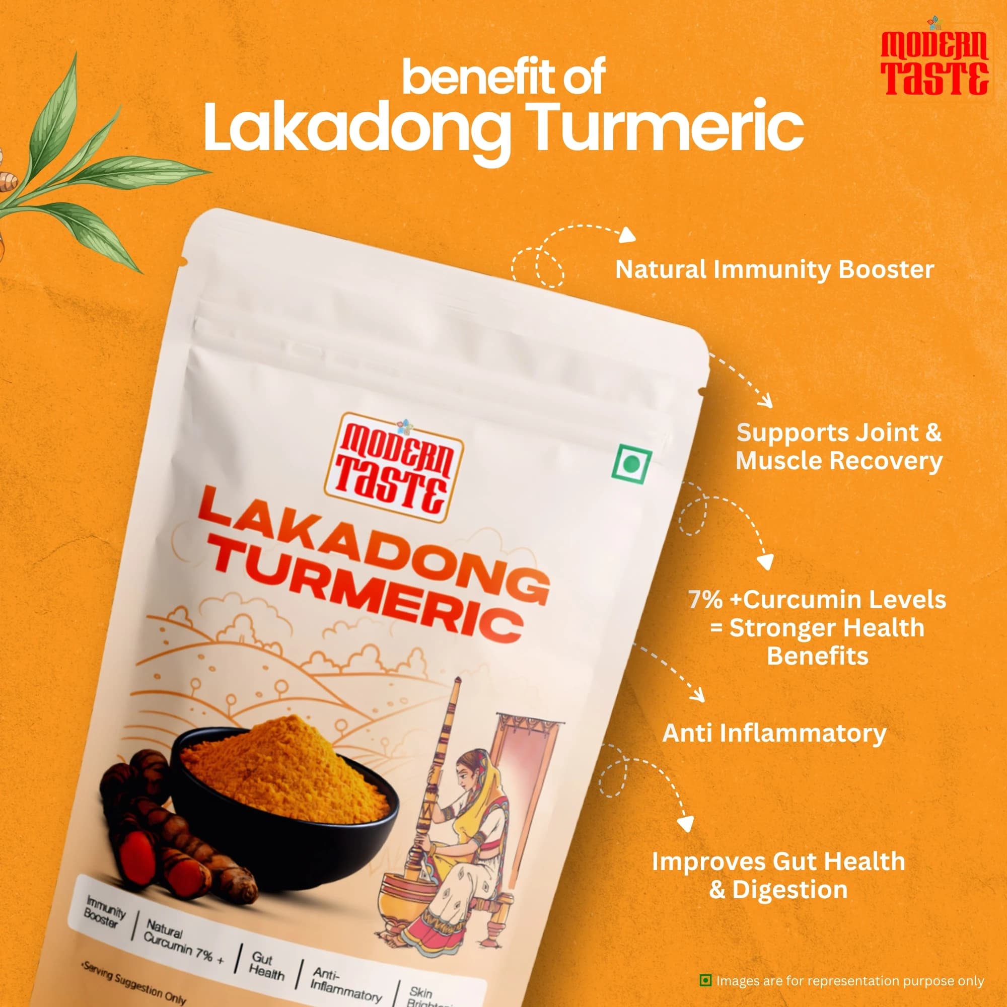 Lakadong Turmeric Powder thumbnail 4