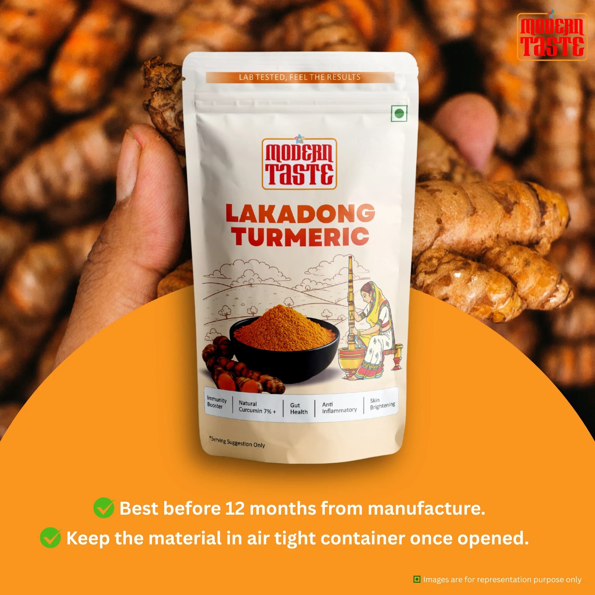 Lakadong Turmeric Powder thumbnail 5